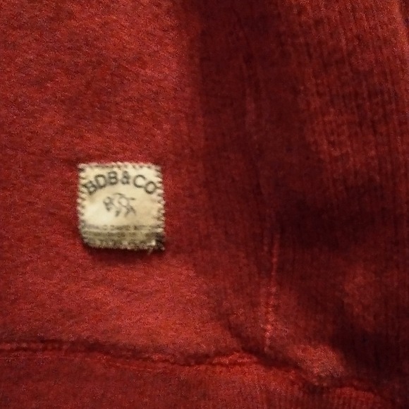 Buffalo David Bitton-crew neck pullover sweatshirt size xl burgundy color - Picture 5 of 11